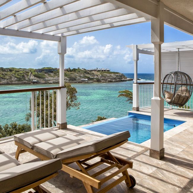 Hammock Cove Resort Spa Antigua terrace